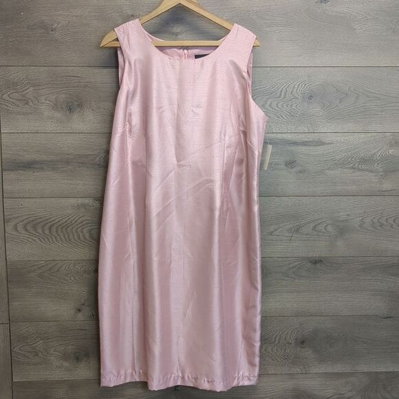 Positive Attitude Rose Pink Dress And Jacket Set Womens Plus Size 16W - Picture 6 of 12